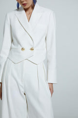 Blazer Diana Linho Off