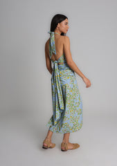 Vestido Adriana Maracujá Azul