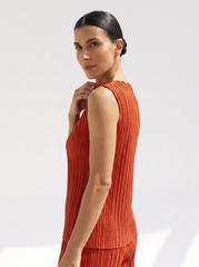 Blusa Sara Urucum