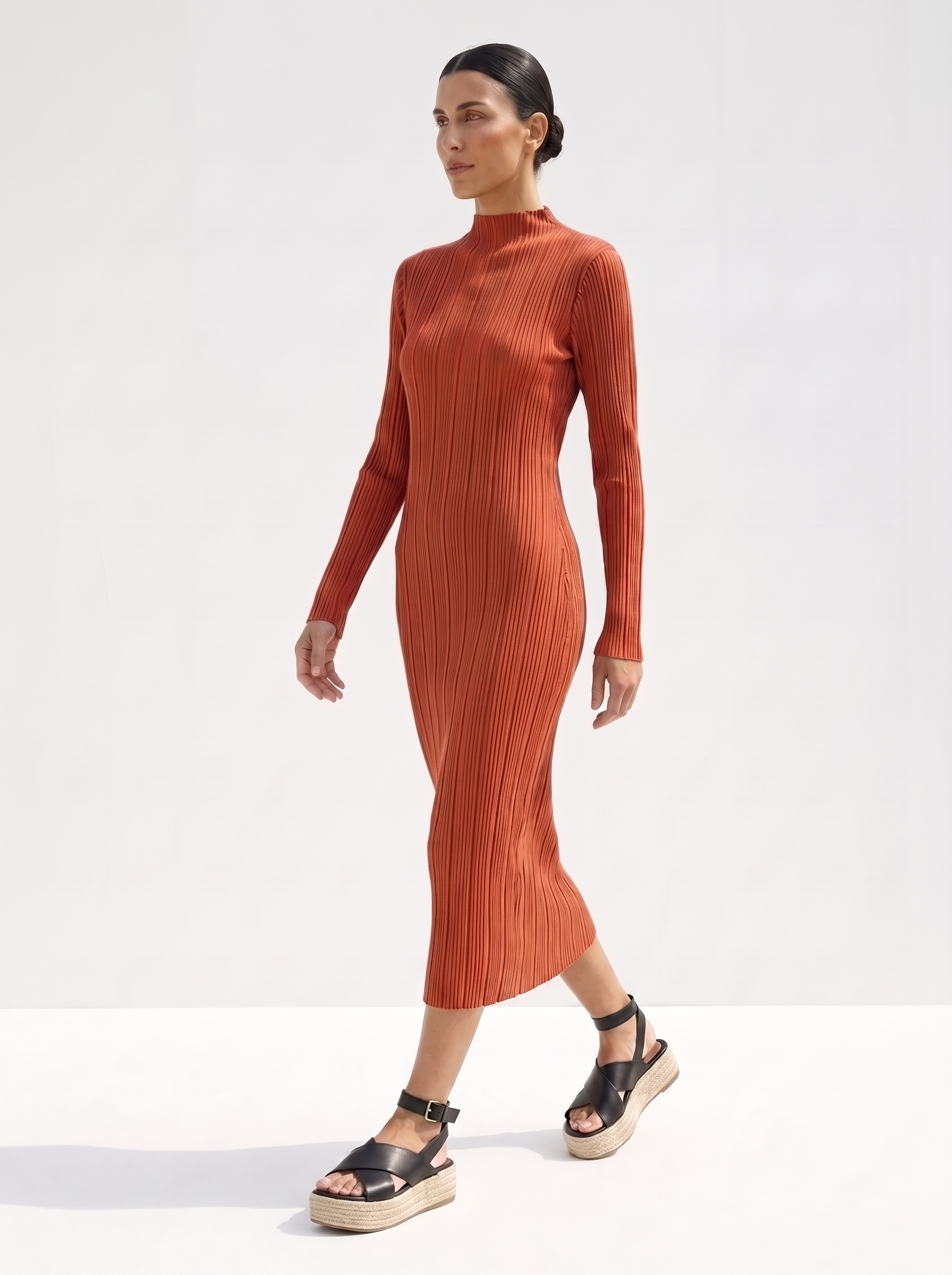 Vestido Sara Urucum