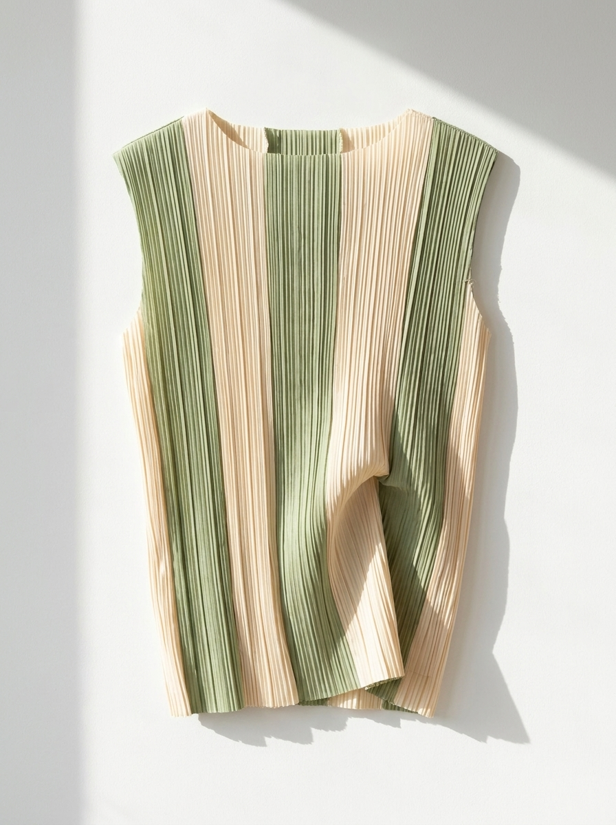 Blusa Sara Listra Capim Limão e Branca